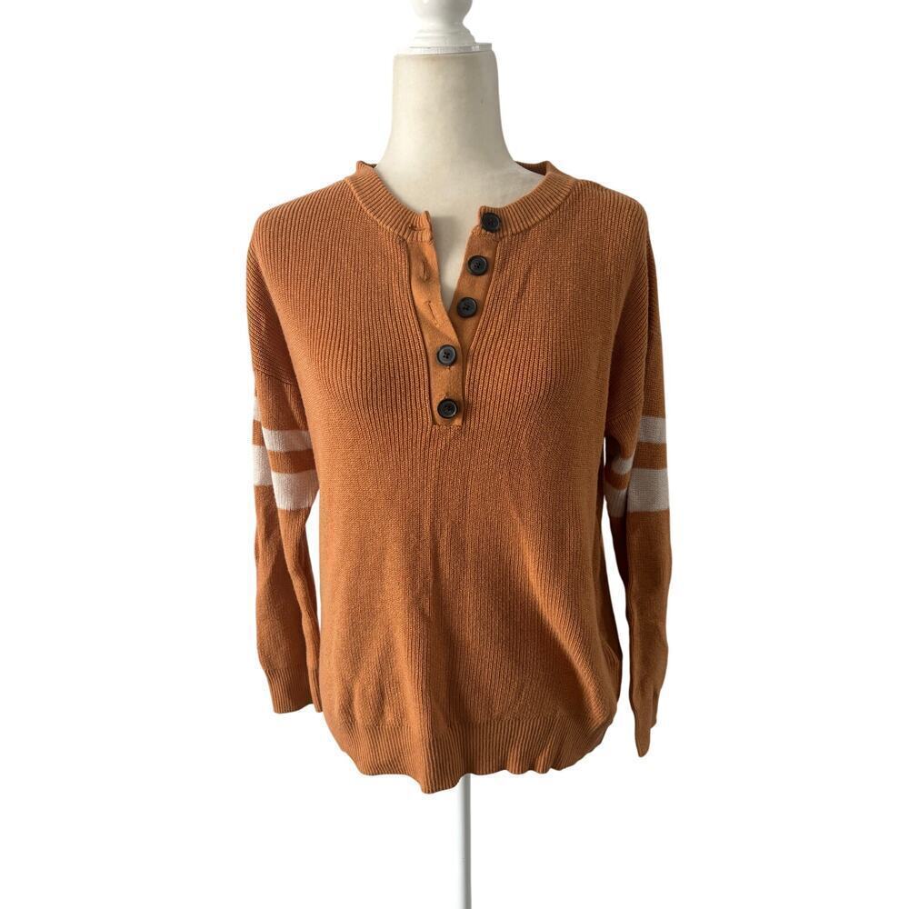 American Eagle Oversized Henley Sweater